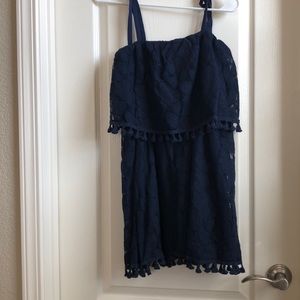 Blue Flowy Dress